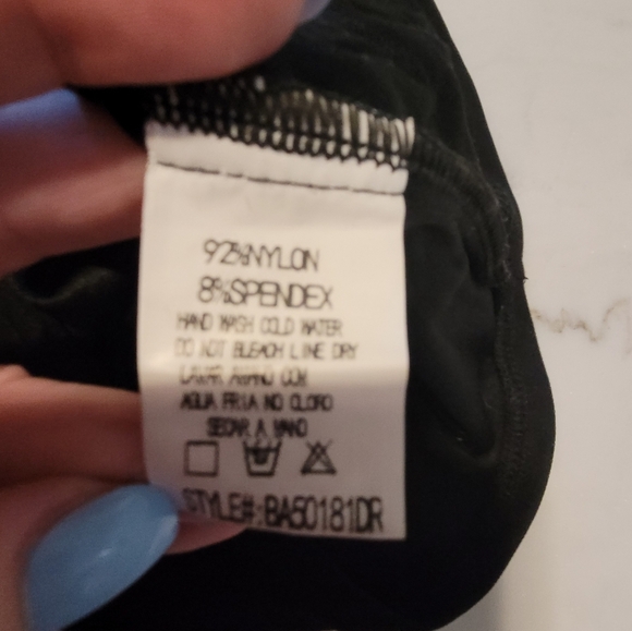 Paradiso Black and Gold Rhinestone Gem Embellished Mini Halter Dress Size Large - Picture 14 of 15